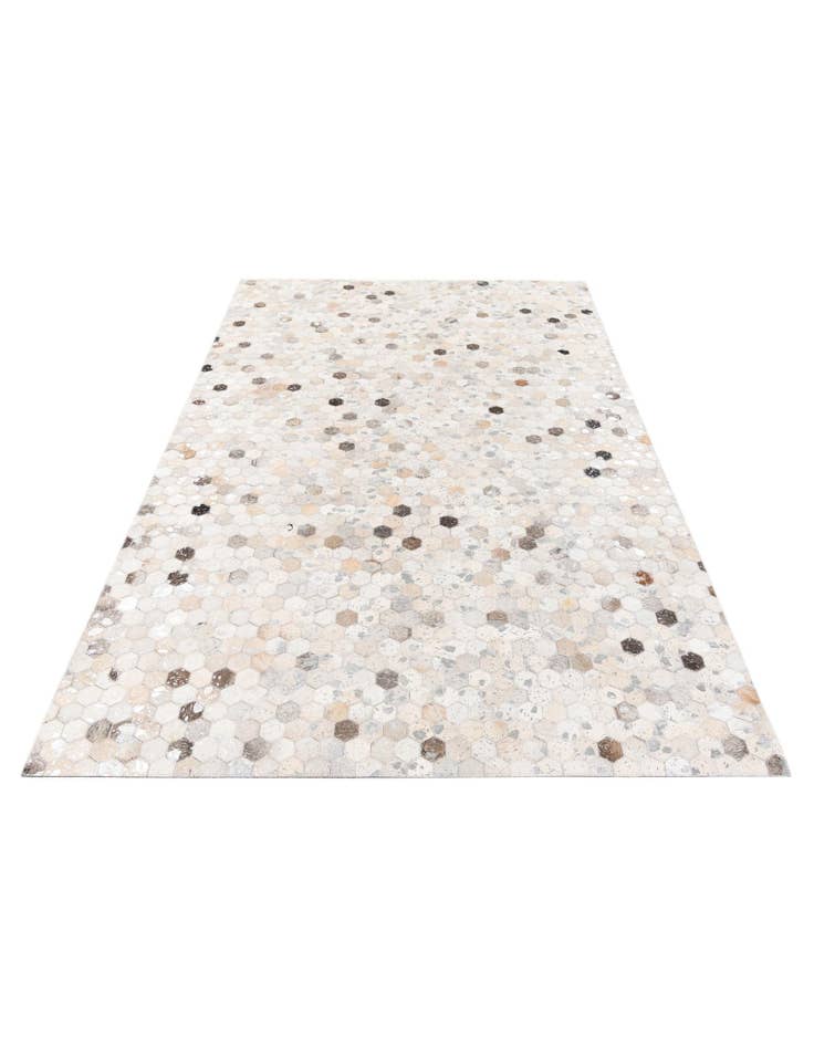 Detail image of  5' x 8' Cowhide Stocks Rug