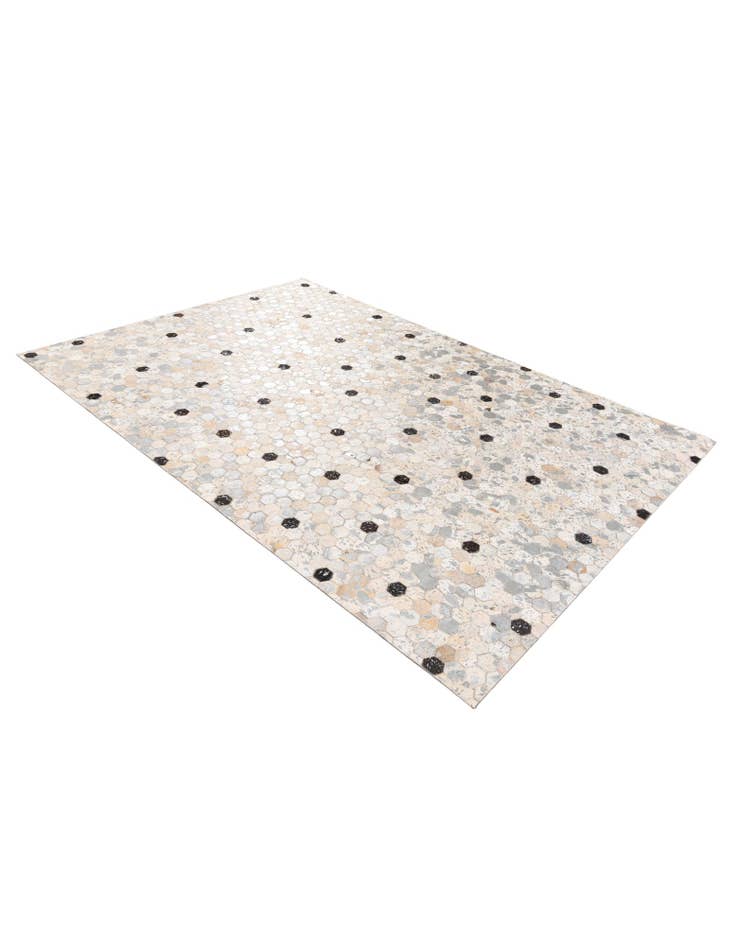 Detail image of  5' 5 x 7' 9 Cowhide Stocks Rug