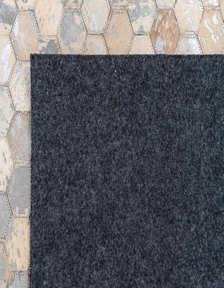 Detail image of  5' 5 x 7' 9 Cowhide Stocks Rug