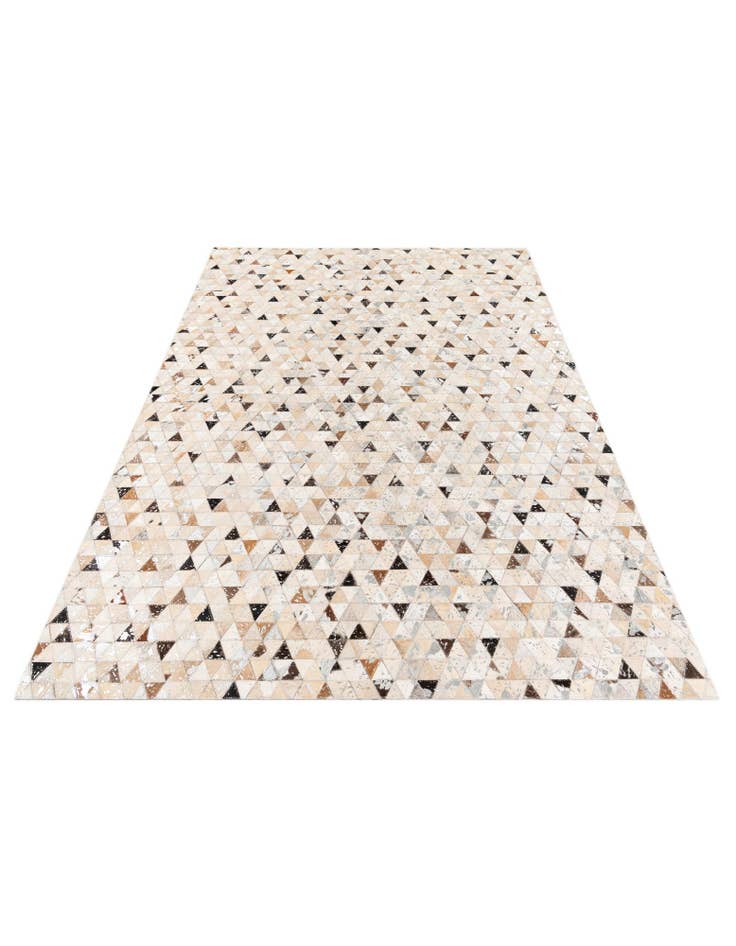Detail image of  5' 2 x 7' 7 Cowhide Stocks Rug