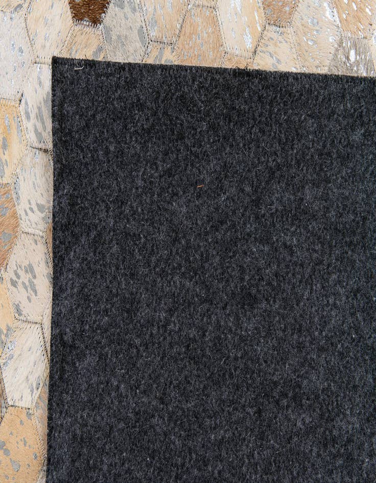 Detail image of  5' 4 x 7' 9 Cowhide Stocks Rug