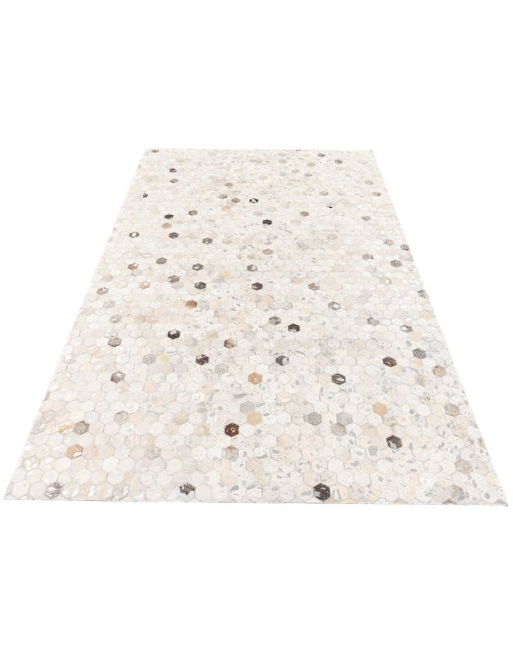 Detail image of  5' x 7' 11 Cowhide Stocks Rug