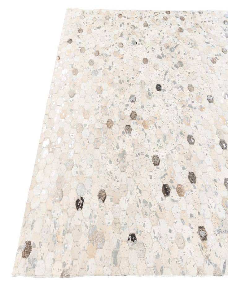 Detail image of  5' x 7' 11 Cowhide Stocks Rug