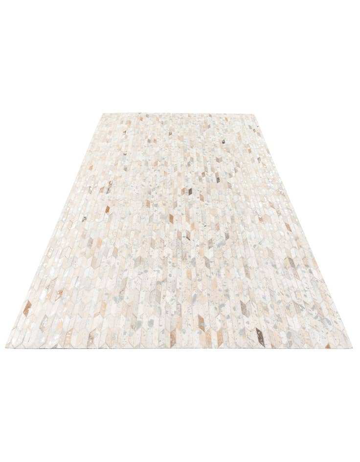 Detail image of  4' 11 x 8' Cowhide Stocks Rug