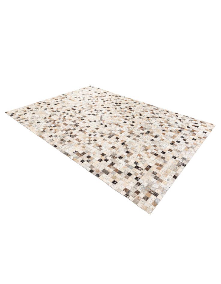 Detail image of  5' 4 x 7' 6 Cowhide Stocks Rug