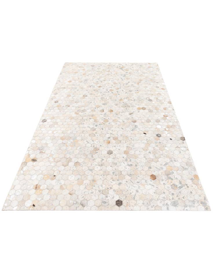 Detail image of  5' x 7' 11 Cowhide Stocks Rug