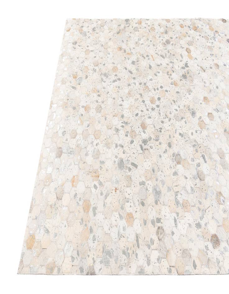 Detail image of  5' x 7' 11 Cowhide Stocks Rug