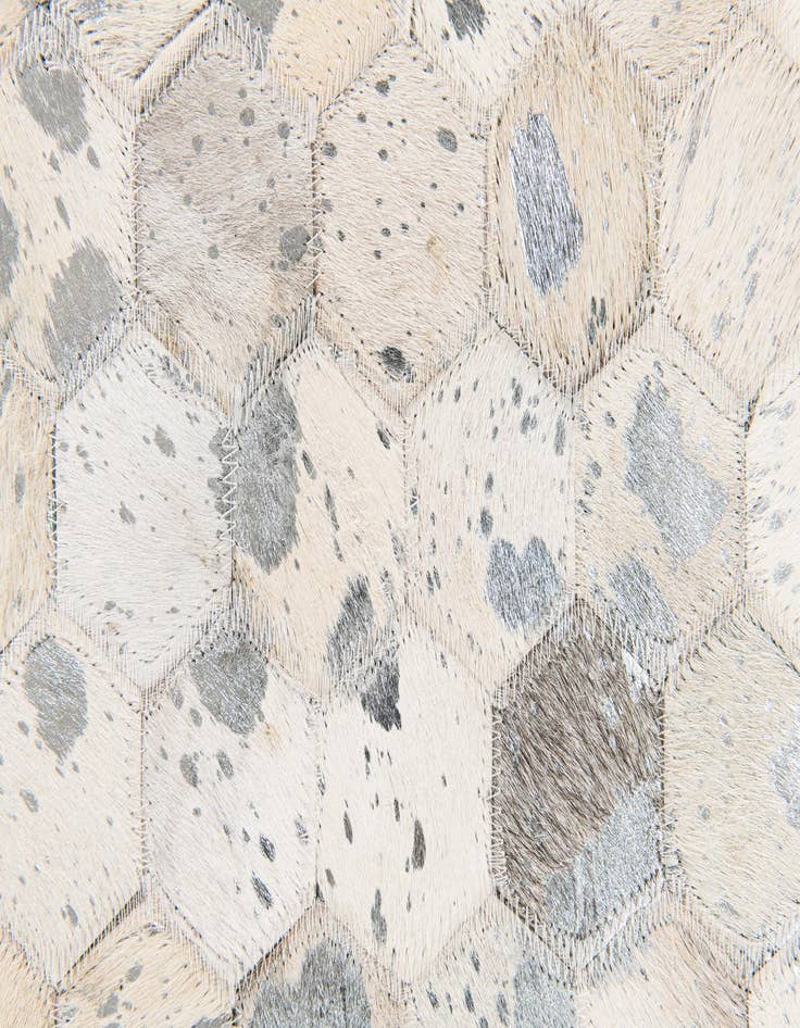 Detail image of  5' 1 x 7' 11 Cowhide Stocks Rug