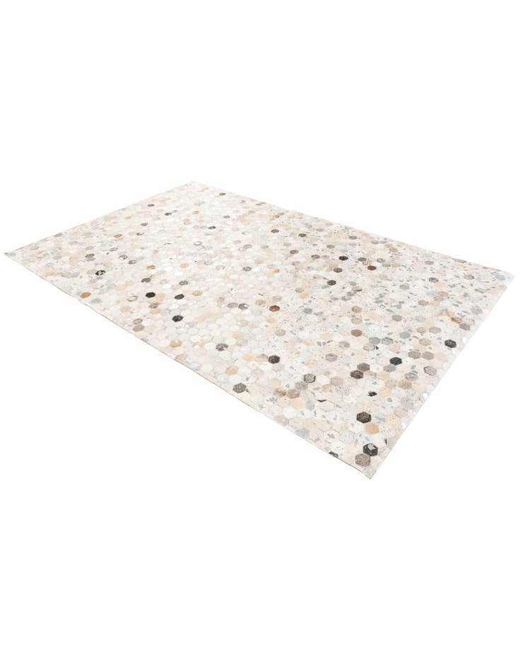 Detail image of  5' 1 x 8' Cowhide Stocks Rug