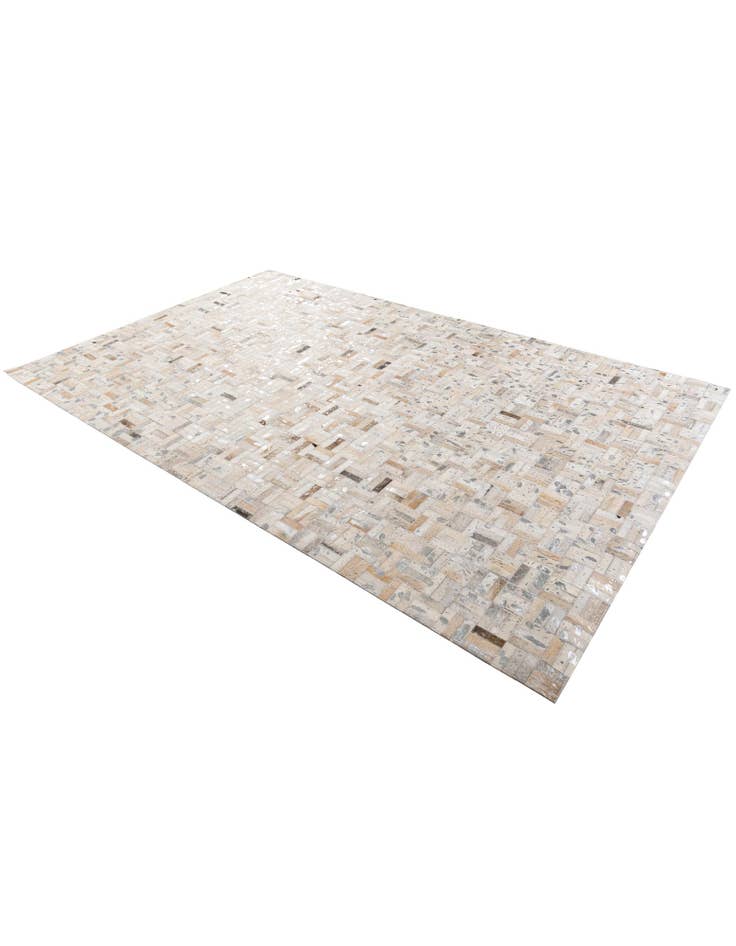 Detail image of  5' x 7' 11 Cowhide Stocks Rug