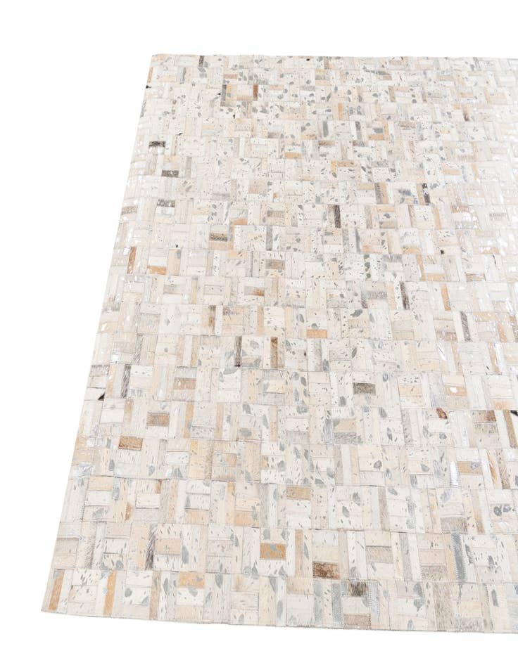 Detail image of  5' x 7' 11 Cowhide Stocks Rug