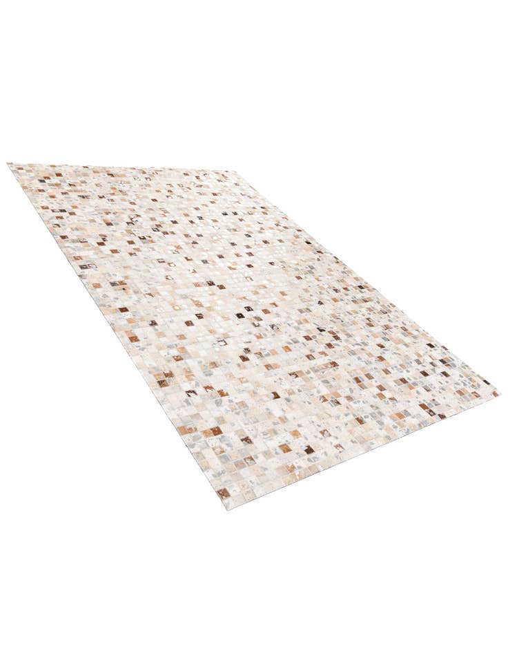 Detail image of  5' x 8' Cowhide Stocks Rug