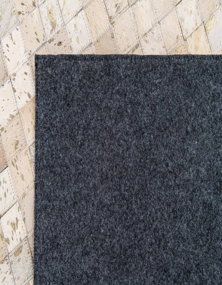 Detail image of  5' 3 x 7' 5 Cowhide Stocks Rug