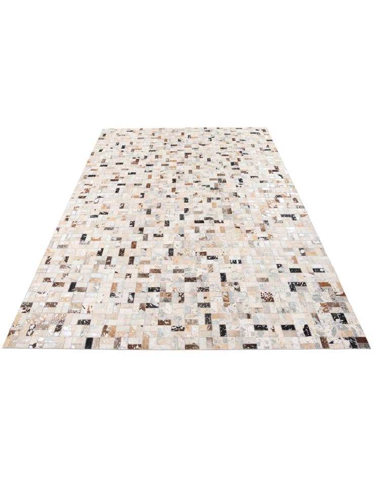 Detail image of  5' x 7' 6 Cowhide Stocks Rug