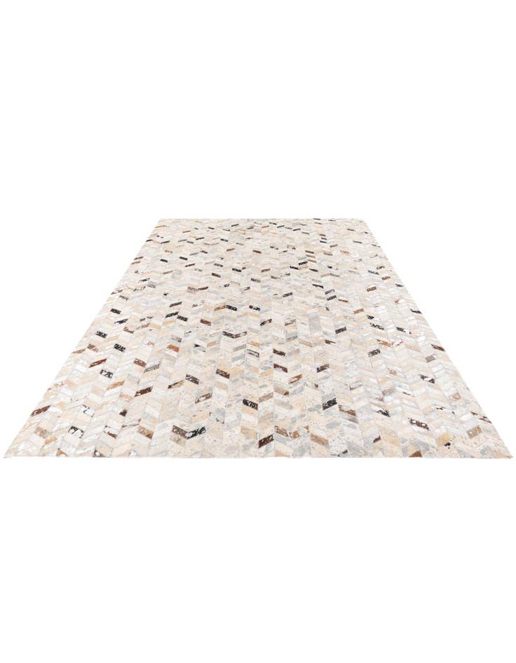 Detail image of  5' 4 x 7' 8 Cowhide Stocks Rug