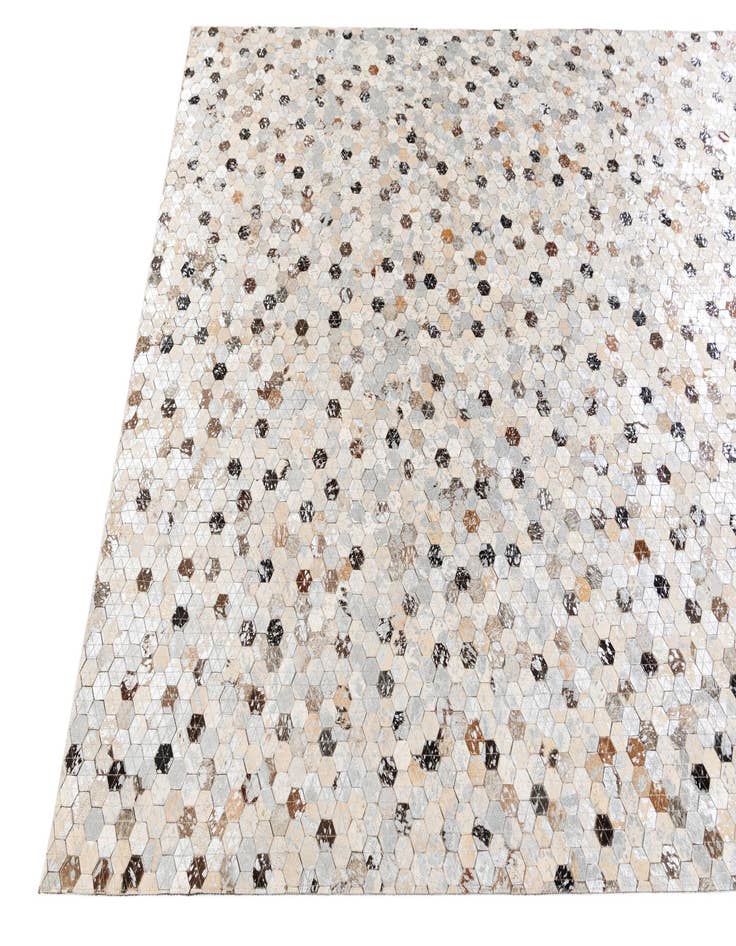 Detail image of  5' 4 x 7' 9 Cowhide Stocks Rug