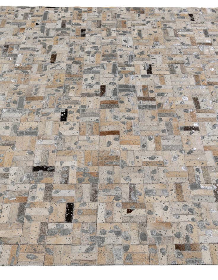 Detail image of  5' x 8' 1 Cowhide Stocks Rug