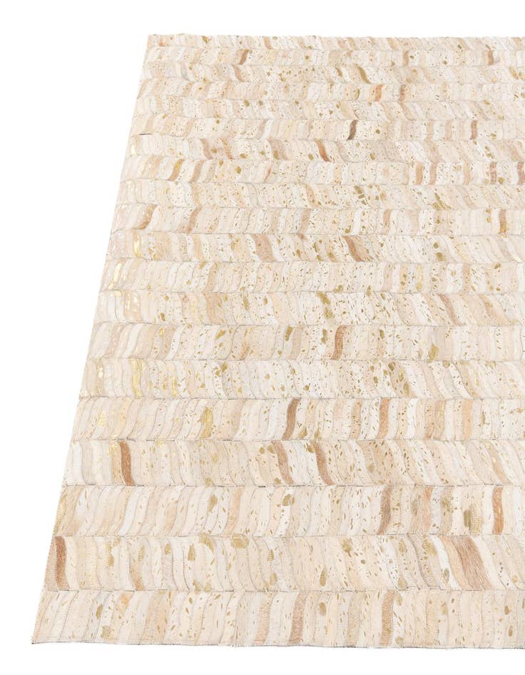 Detail image of  5' x 8' Cowhide Stocks Rug