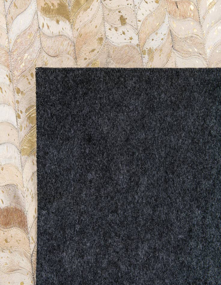 Detail image of  5' x 8' Cowhide Stocks Rug