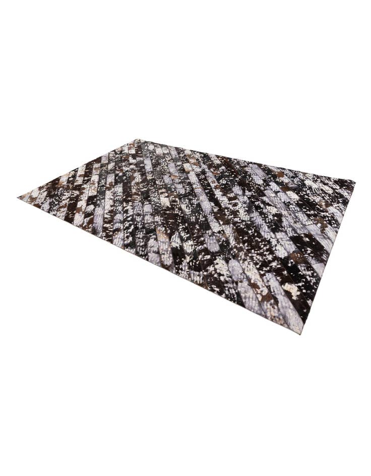 Detail image of  5' 1 x 8' Cowhide Stocks Rug