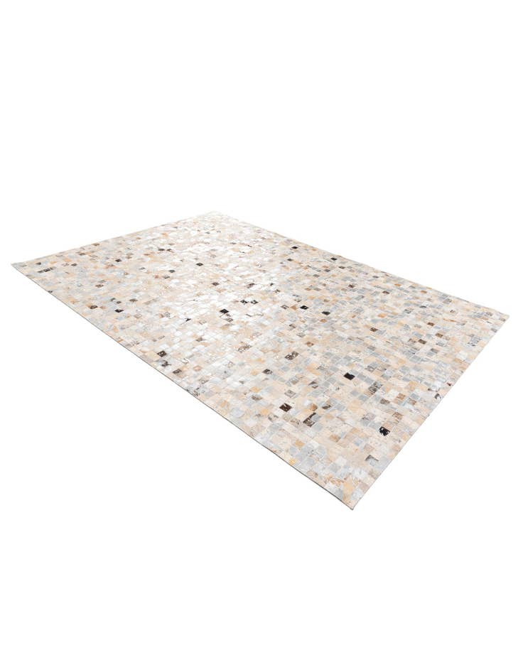 Detail image of  5' 5 x 7' 8 Cowhide Stocks Rug