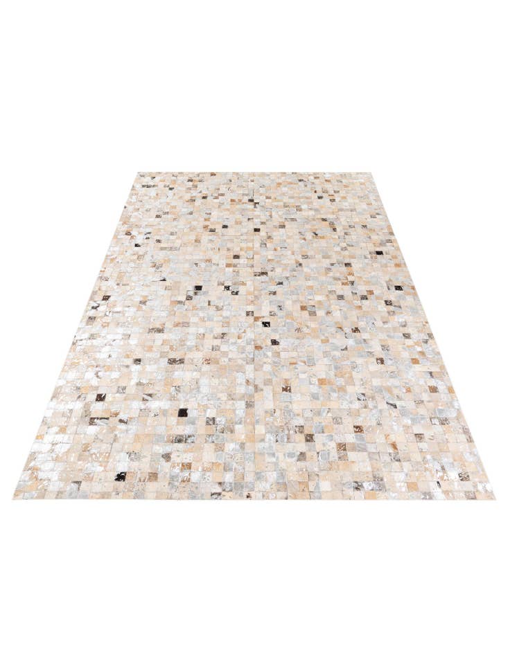 Detail image of  5' 5 x 7' 8 Cowhide Stocks Rug