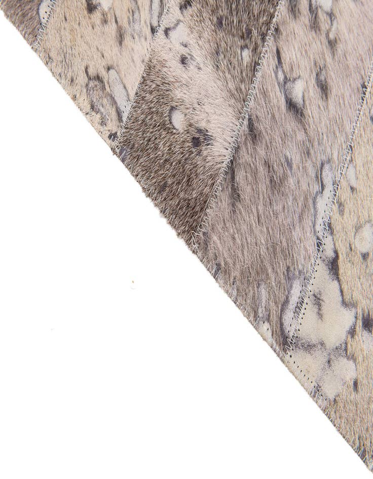 Detail image of  5' 1 x 8' Cowhide Stocks Rug