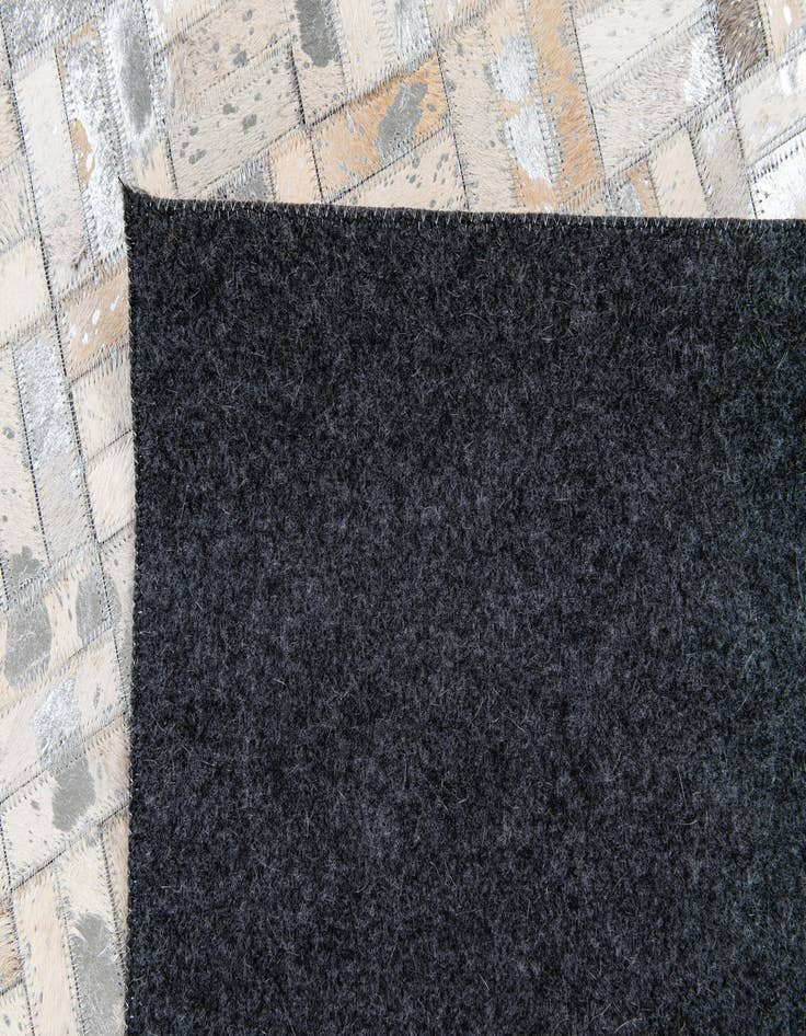 Detail image of  5' x 8' 2 Cowhide Stocks Rug