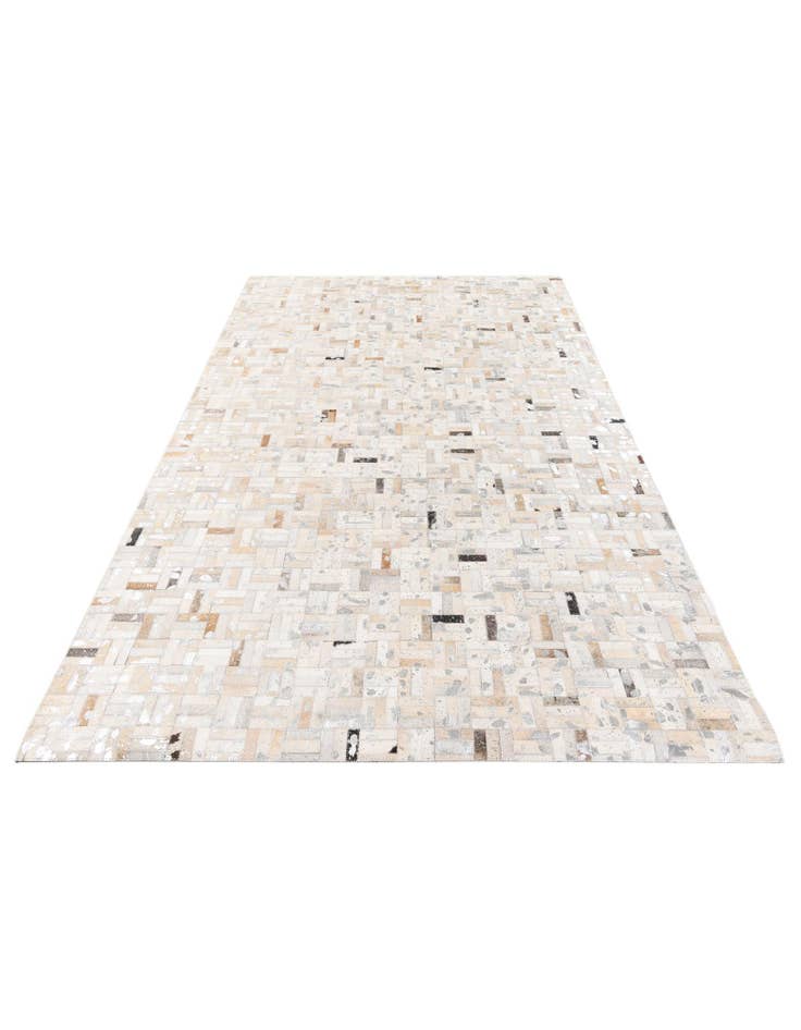 Detail image of  4' 11 x 8' Cowhide Stocks Rug