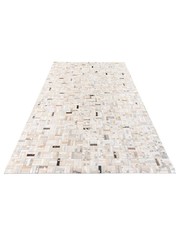 Detail image of  5' x 8' 2 Cowhide Stocks Rug