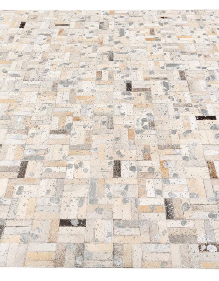 Detail image of  5' x 8' 2 Cowhide Stocks Rug