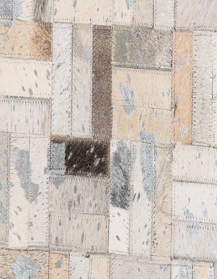 Detail image of  5' x 8' 2 Cowhide Stocks Rug