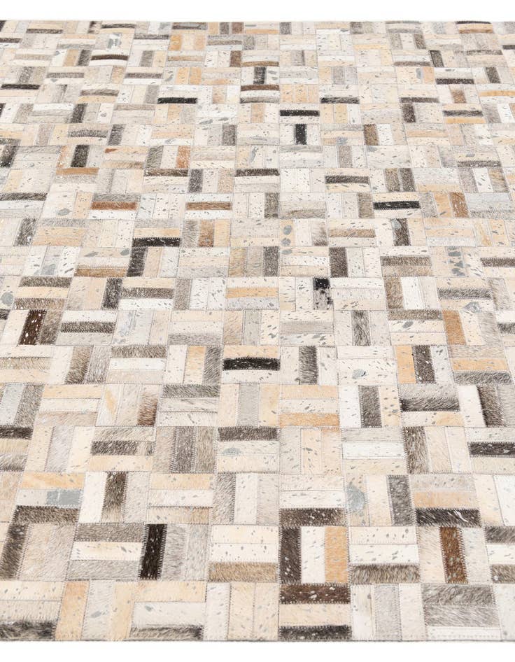 Detail image of  5' x 8' 1 Cowhide Stocks Rug