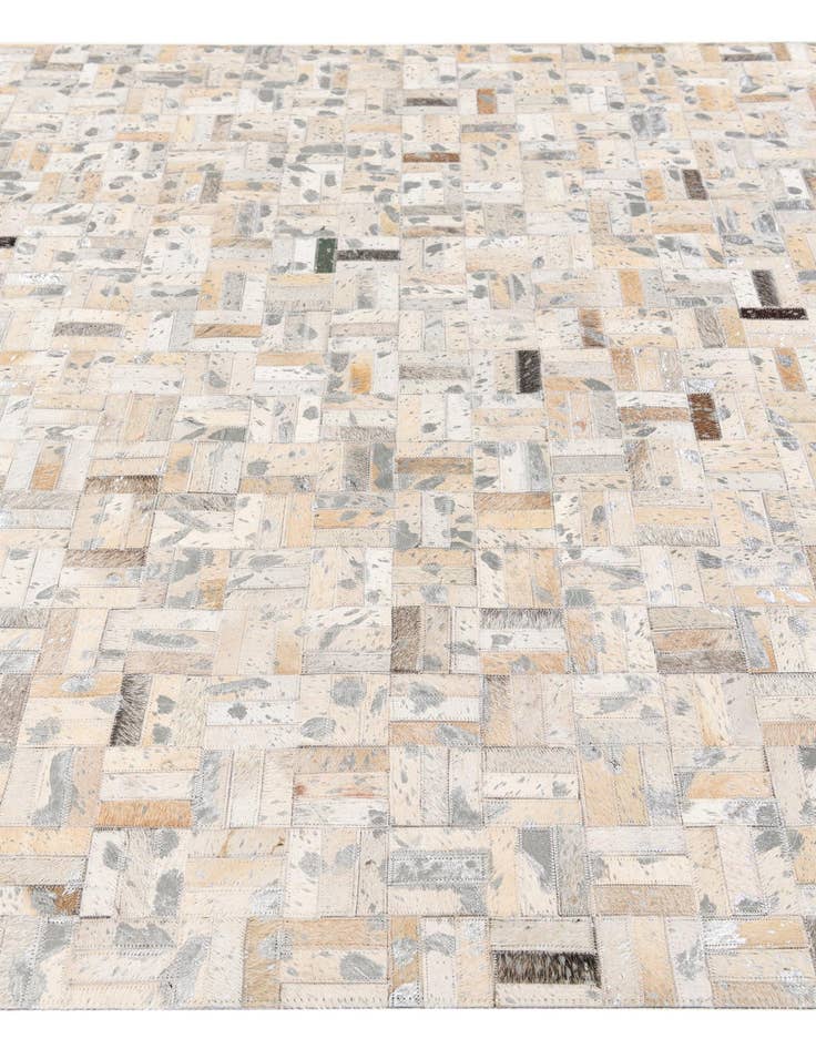 Detail image of  5' x 8' 1 Cowhide Stocks Rug