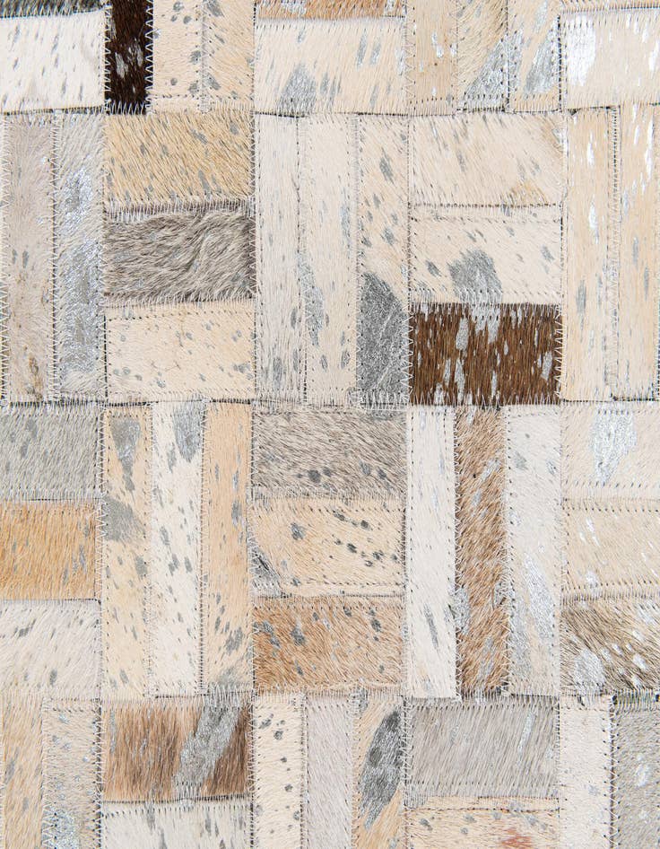 Detail image of  5' x 8' 1 Cowhide Stocks Rug