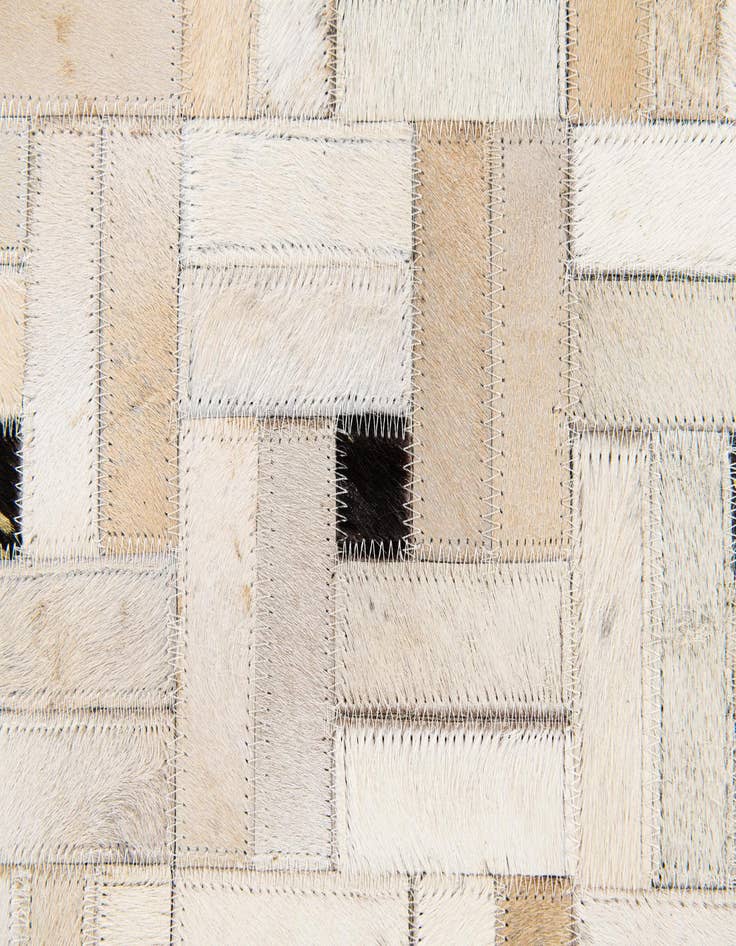 Detail image of  5' 1 x 8' Cowhide Stocks Rug
