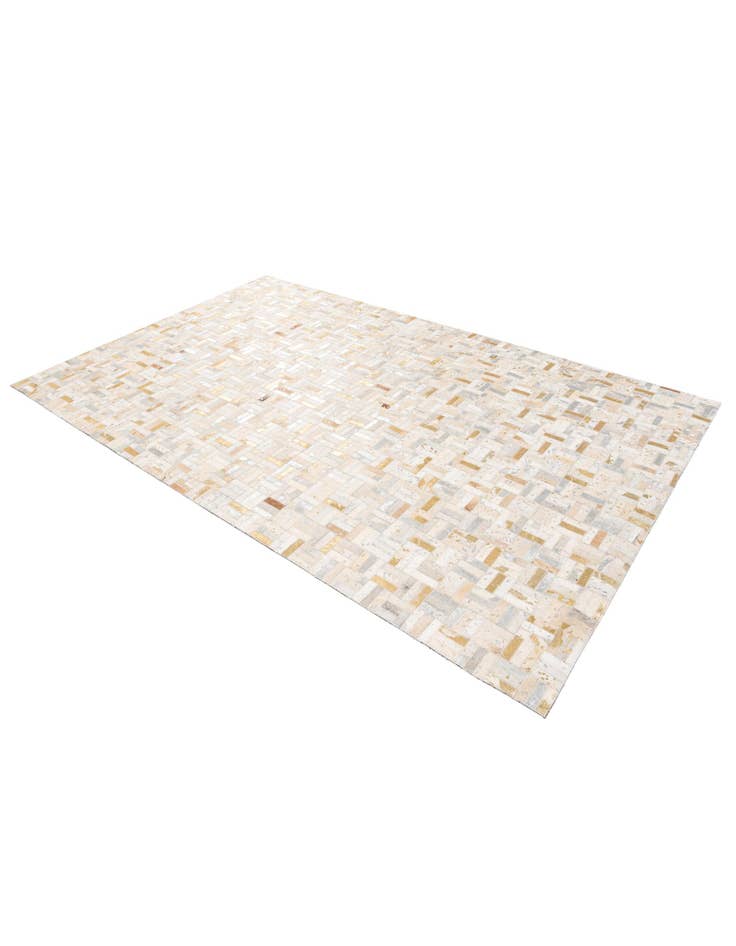 Detail image of  5' x 7' 11 Cowhide Stocks Rug