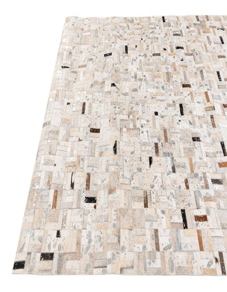 Detail image of  5' x 8' 1 Cowhide Stocks Rug