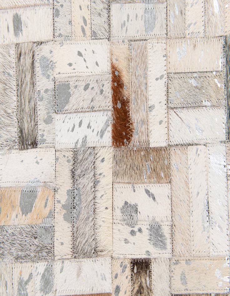 Detail image of  5' x 8' 1 Cowhide Stocks Rug