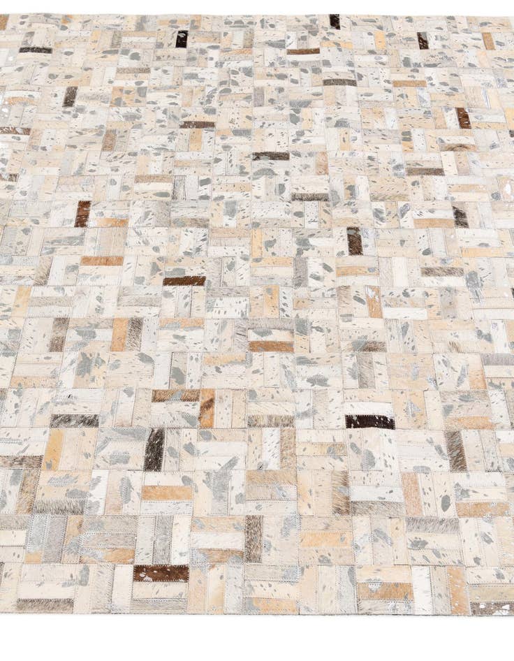 Detail image of  5' x 8' 1 Cowhide Stocks Rug