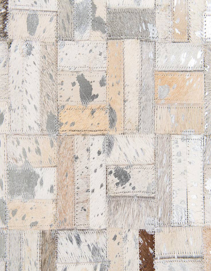 Detail image of  5' x 8' 1 Cowhide Stocks Rug