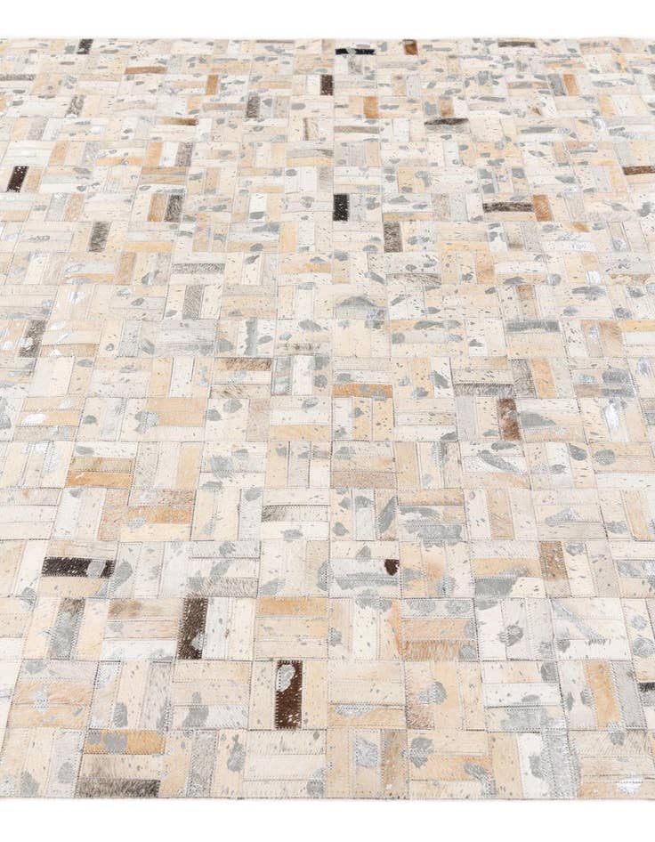 Detail image of  5' x 8' 1 Cowhide Stocks Rug