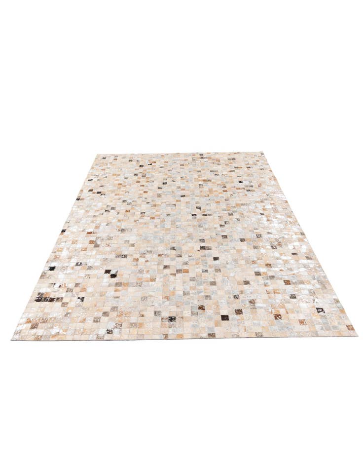 Detail image of  5' 5 x 7' 8 Cowhide Stocks Rug