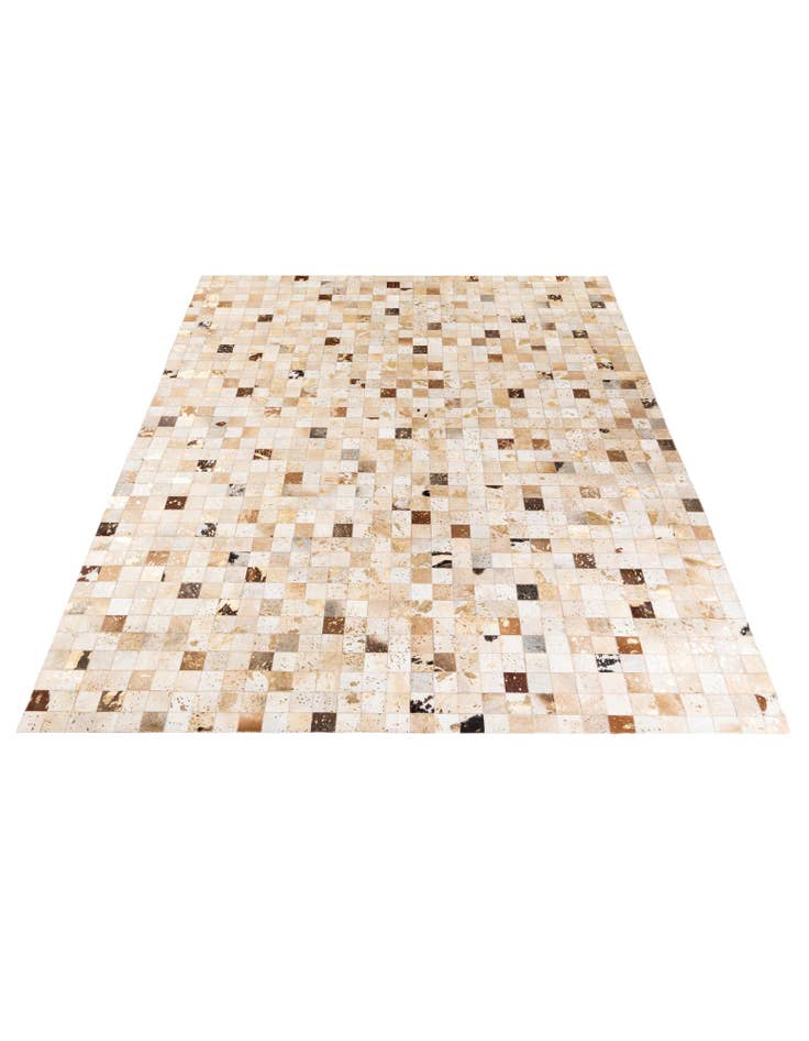 Detail image of  7' 10 x 9' 9 Cowhide Stocks Rug