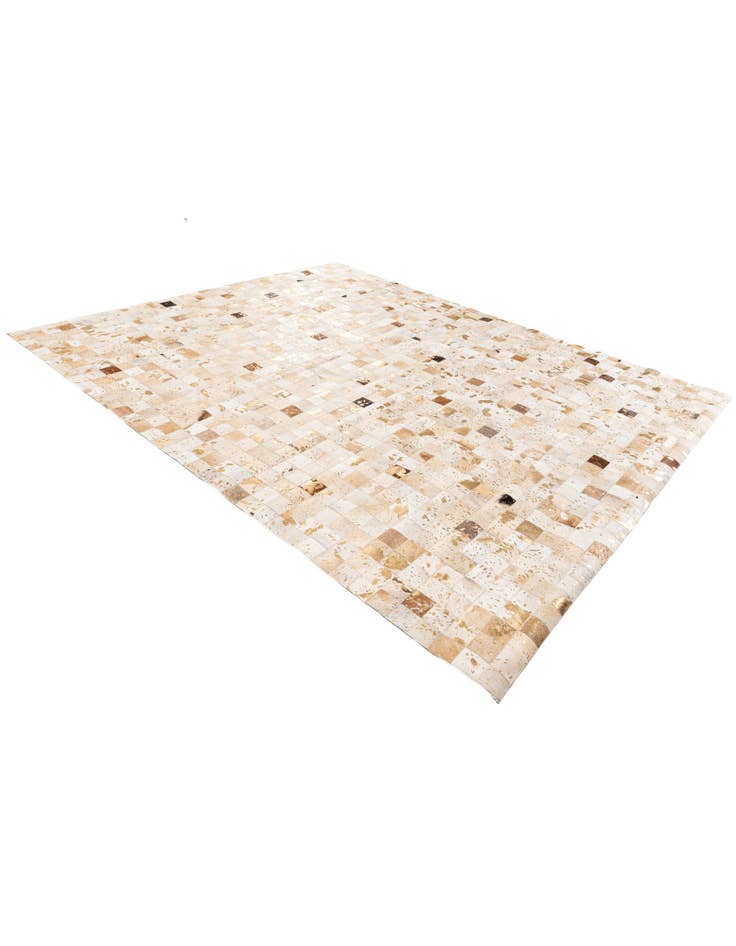 Detail image of  8' x 9' 9 Cowhide Stocks Rug