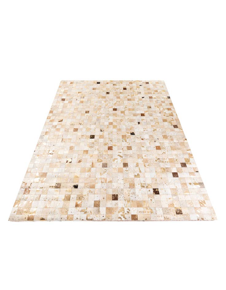 Detail image of  8' x 9' 9 Cowhide Stocks Rug