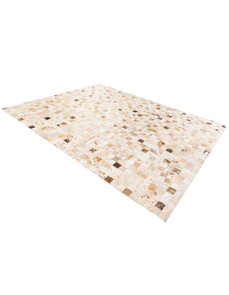 Detail image of  7' 10 x 9' 9 Cowhide Stocks Rug