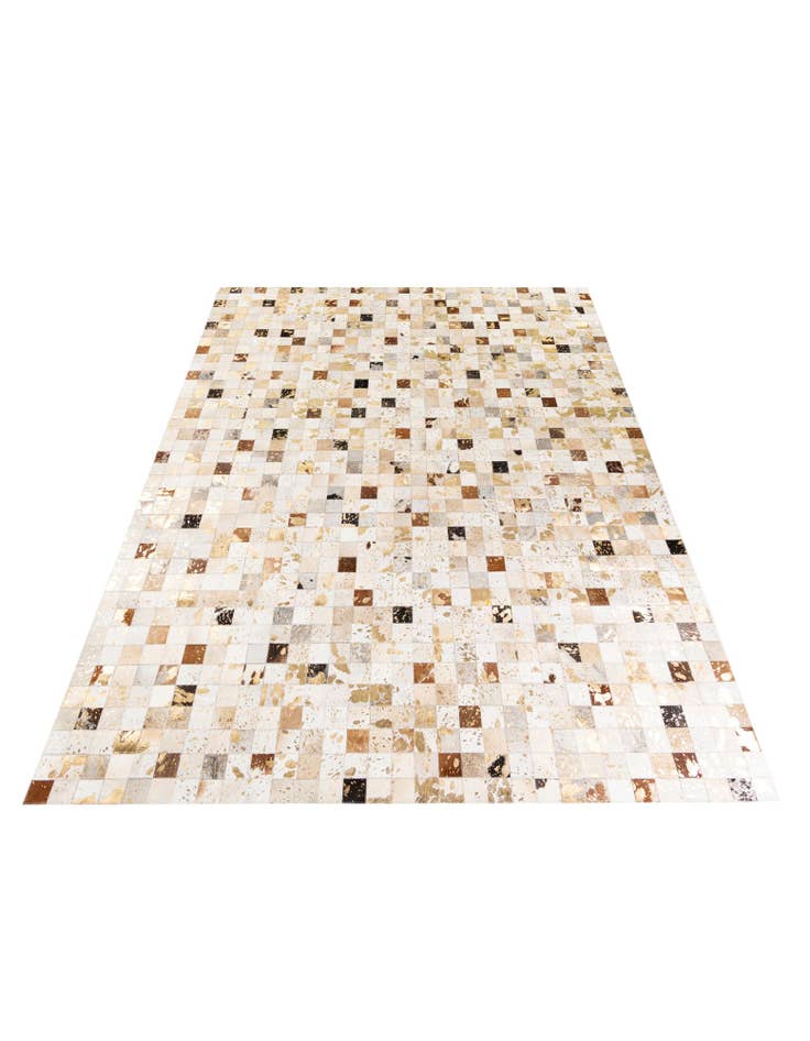 Detail image of  7' 6 x 9' 10 Cowhide Stocks Rug