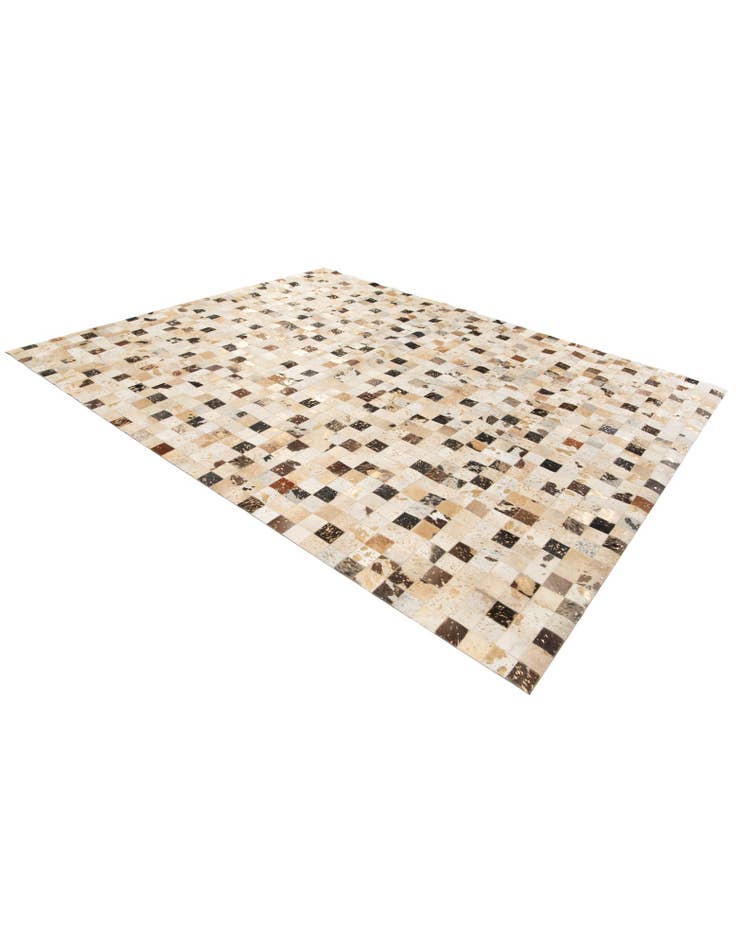 Detail image of  8' x 9' 11 Cowhide Stocks Rug