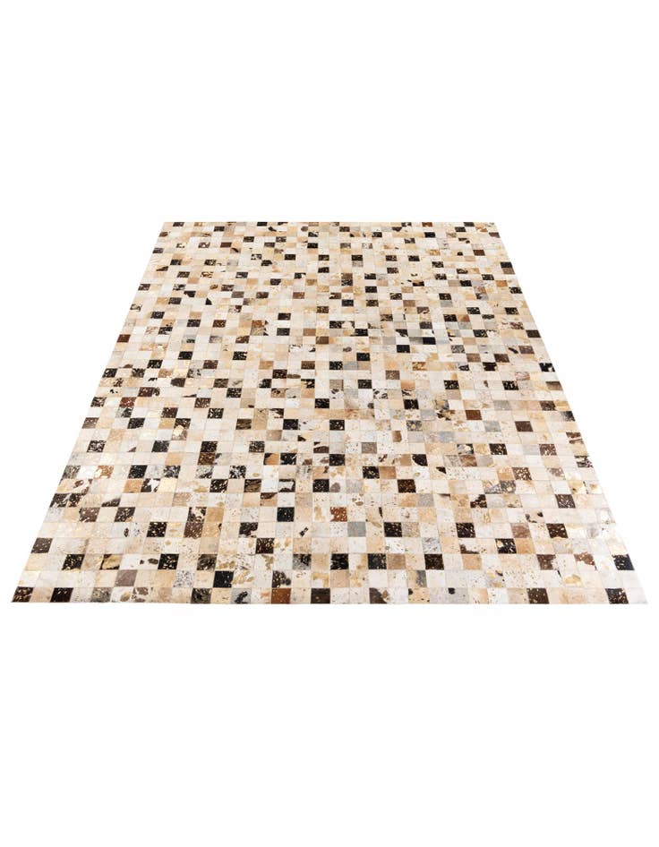 Detail image of  8' x 9' 11 Cowhide Stocks Rug